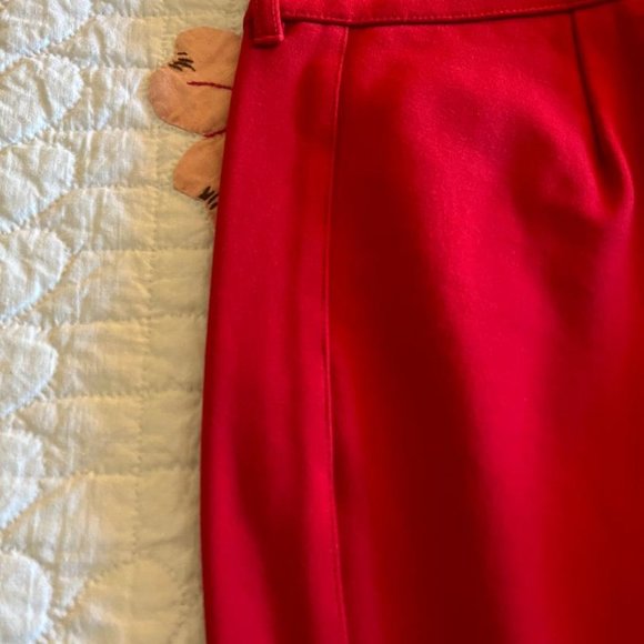 INC Red Stretch Pants Size 6 - Picture 3 of 8